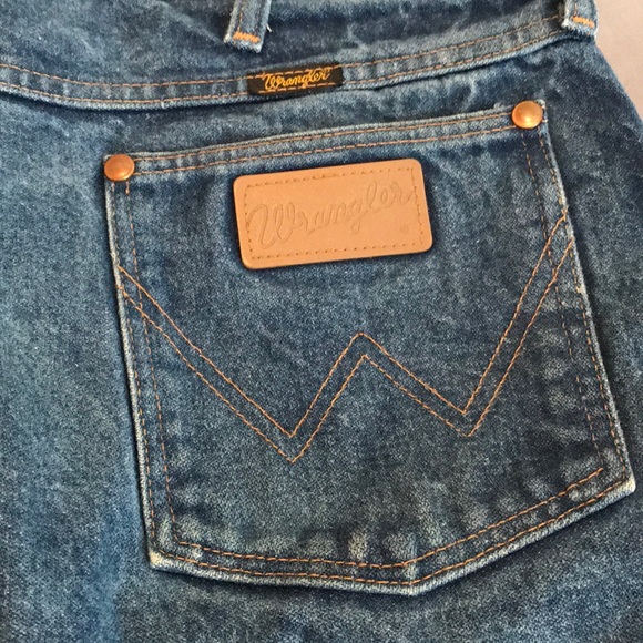 Vintage Wrangler Denim Blue Jeans 36x30 - Picture 2 of 4